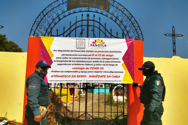 GOBIERNO MUNICIPAL DE PANOTLA CIERRA PANTEONES POR&nbsp;PANDEMIA