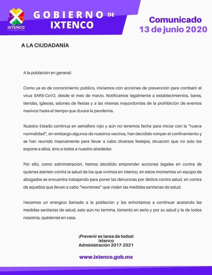 Acciones legales contra quienes desacaten indicaciones&nbsp;sanitarias