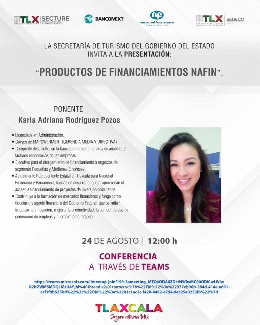 PRESENTARÁN SECTURE Y SEDECO PROGRAMAIMPULSO NAFIN A EMPRESARIOS&nbsp;TURÍSTICOS