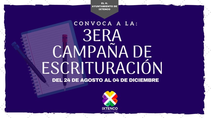 MAÑANA inicia en Ixtenco, tercera campaña de&nbsp;escrituración