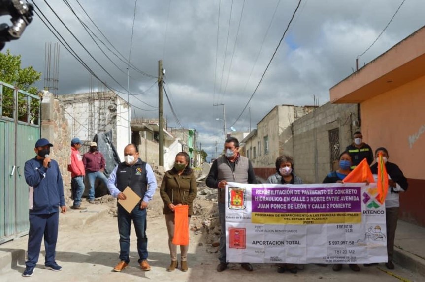 👷🏻‍♀️👷🏼Inicia obra de Pavimento Hidráulico en calle 3 Norte de&nbsp;Ixtenco👷🏻‍♀️👷🏼