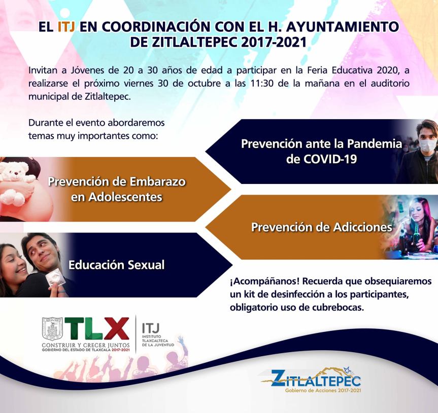 ITJ Y H. AYUNTAMIENTO DE ZITLALTEPEC TE INVITAN A LA FERIA EDUCATIVA&nbsp;2020.