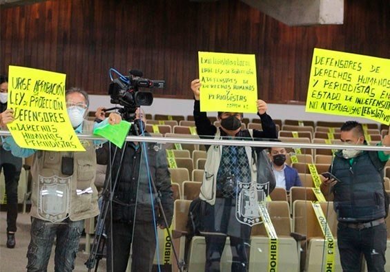 Comunicadores de la COPREM exigen a diputados aprobar “Ley de Protección a&nbsp;Periodistas.