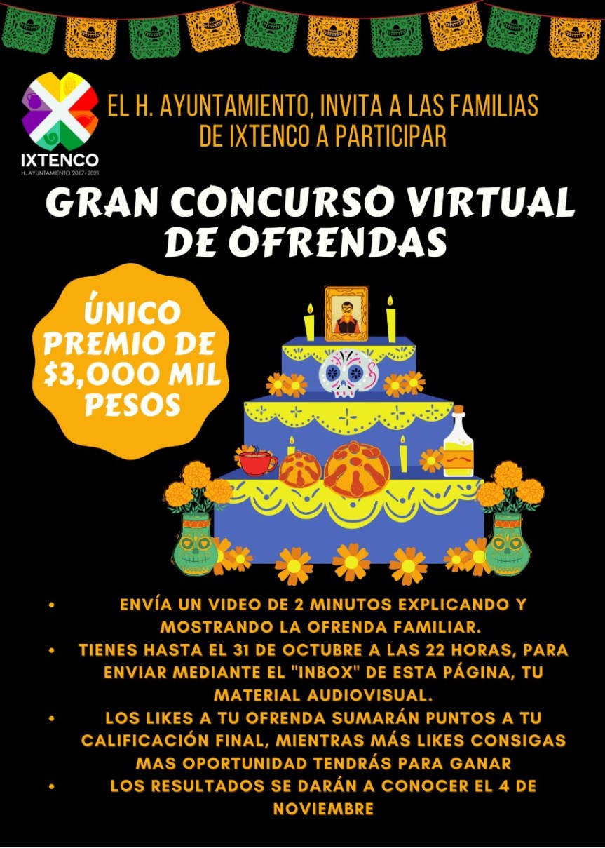 Busca Ayuntamiento de Ixtenco preservar las tradiciones de “día de&nbsp;muertos”