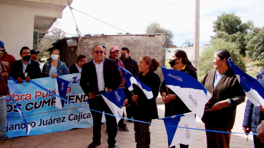 Vecinos de la calle 6 oriente agradecen a Alcalde entrega de&nbsp;Calle