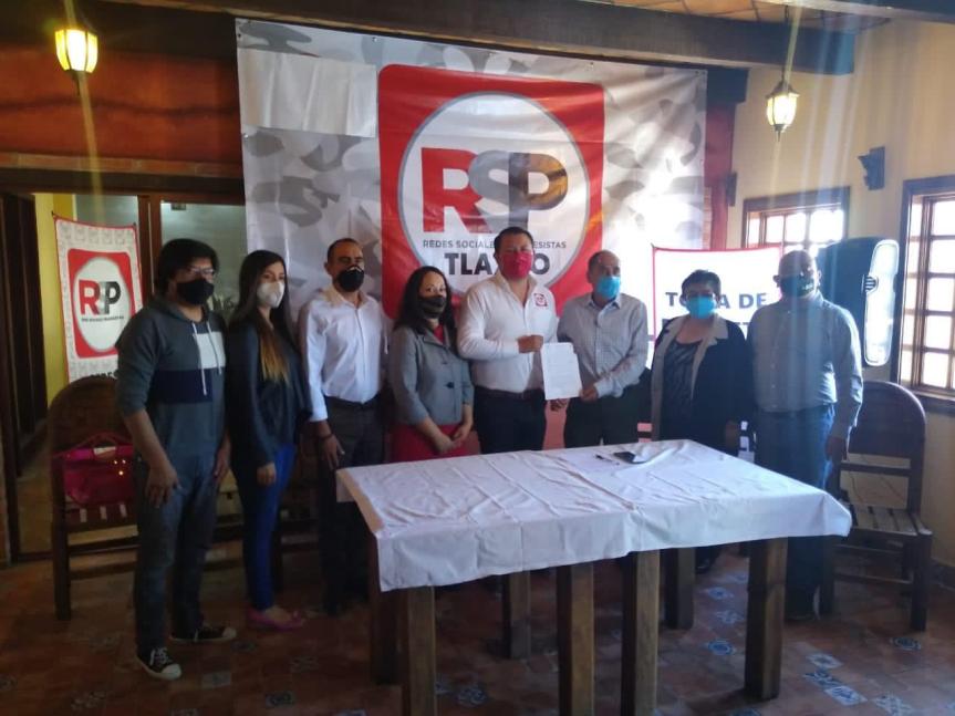 Rinde protesta RSP al comité municipal de&nbsp;Tlaxco.
