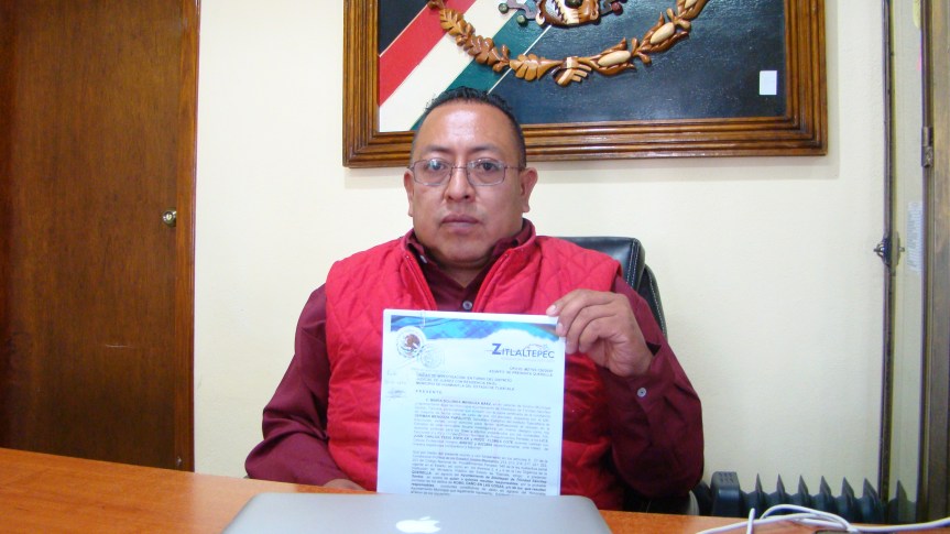 SUSPENDEN ACTIVIDADES EN PRESIDENCIA MUNICIPAL DE&nbsp;ZITLALTEPEC
