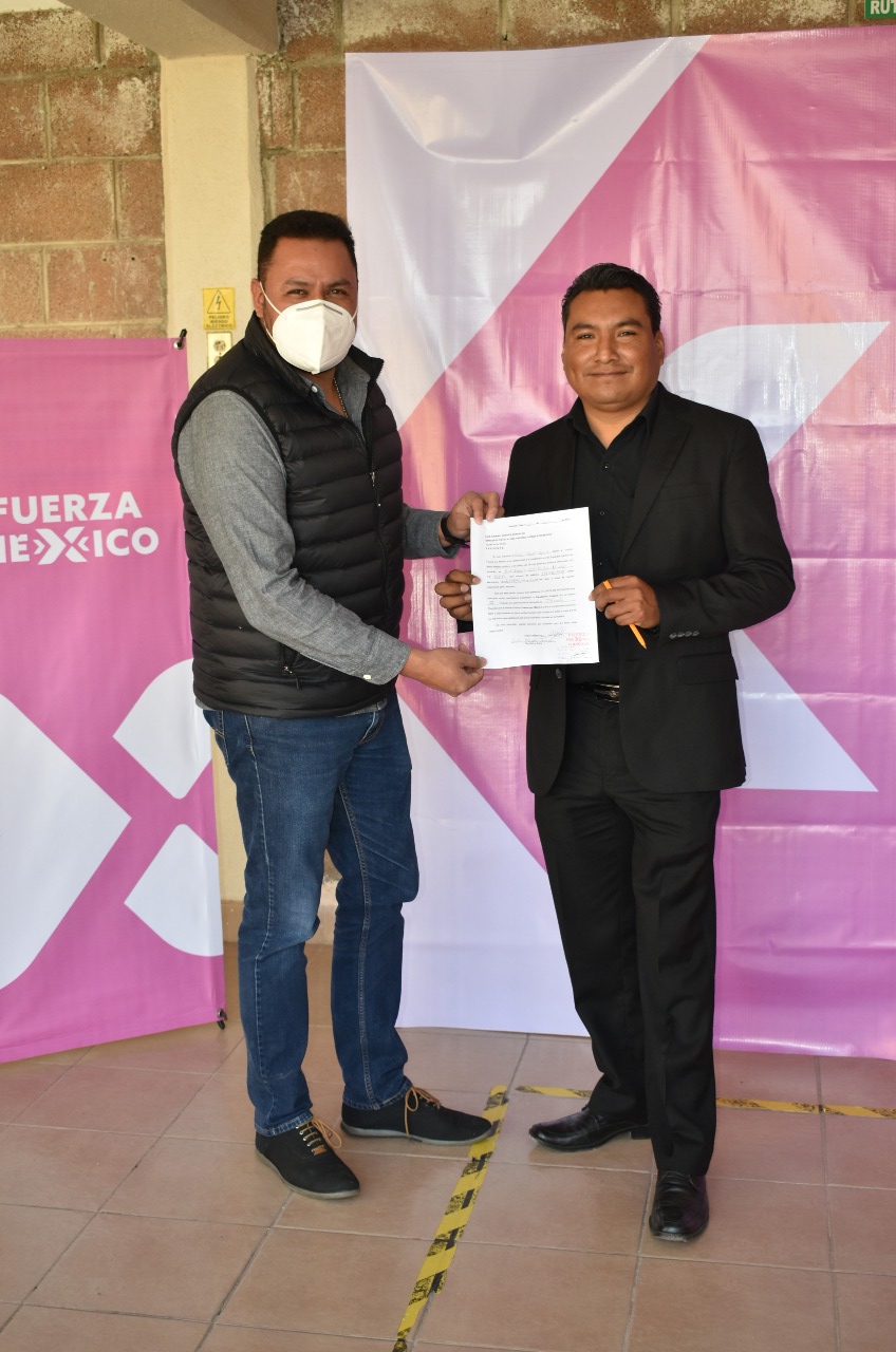 Formaliza Andrés Méndez su registro como aspirante con fuerza por&nbsp;Mèxico.