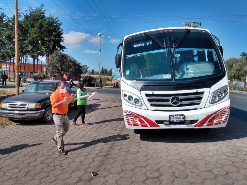 MANTIENE SECTE SUPERVISIÓN PERMANENTE DE MEDIDAS SANITARIAS EN UNIDADES DE TRANSPORTE&nbsp;PÚBLICO
