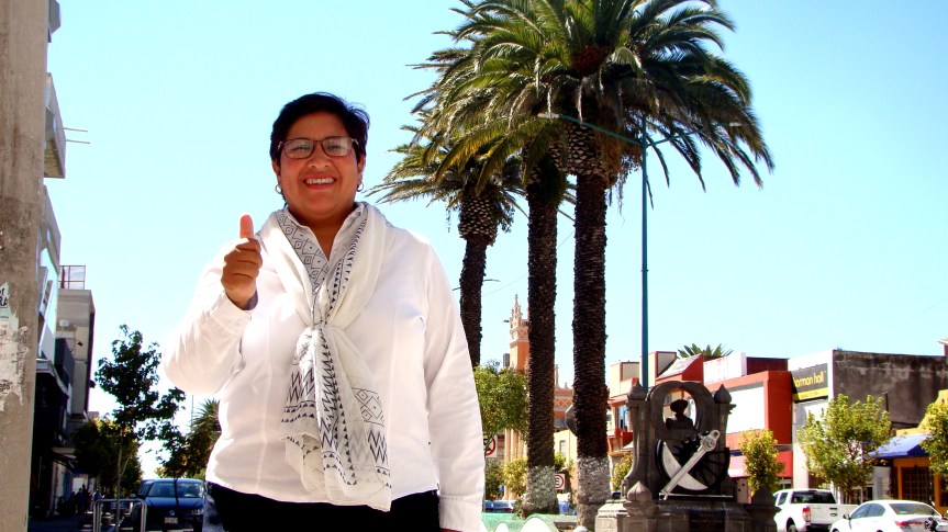 Lourdes Castillo Cabrera, activista apizaquense, se registra como Aspirante a la candidatura por la diputación distrito&nbsp;IV
