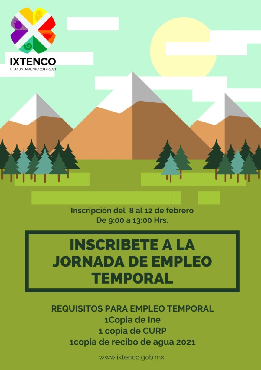 Hoy arranca el reclutamiento para el empleo temporal en&nbsp;Ixtenco