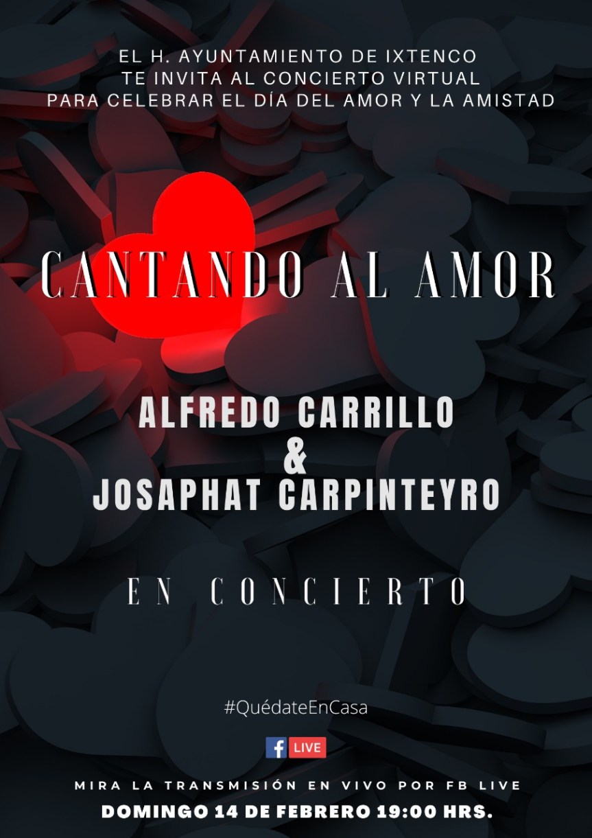 Con concierto virtual, Ixtenco celebrará el día del amor y la&nbsp;amistad