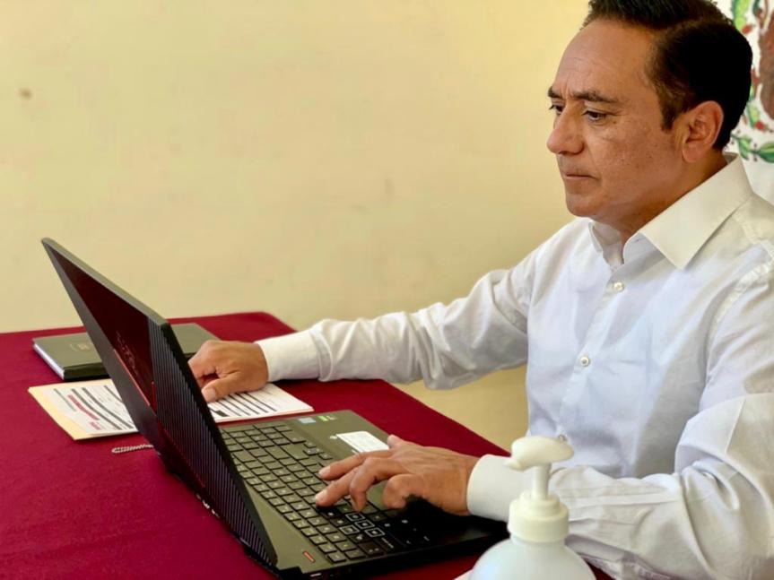 Jorge Corichi refrendó su respeto al proceso de MORENA para elegir candidato a Presidente Municipal de&nbsp;Tlaxcala