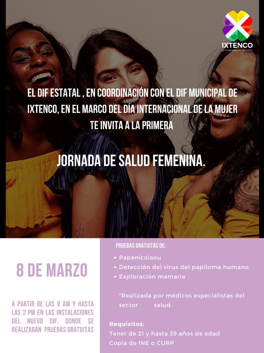 Llega a Ixtenco, primera jornada de salud&nbsp;femenina