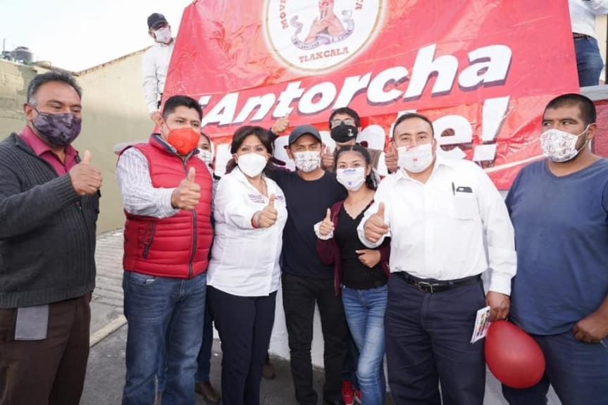 Se suma Antorcha Campesina al proyecto ganador de Anabell&nbsp;Ávalos