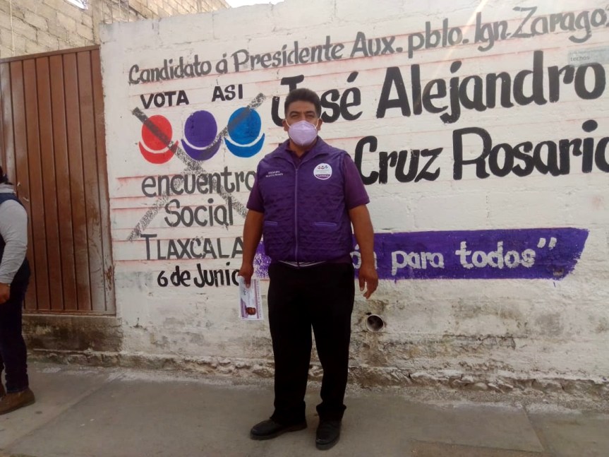 Alejandro de la Cruz está llegando a todos los rincones de Ignacio Zaragoza,&nbsp;Huamantla.