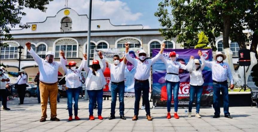 SAGA presencia apertura de campaña con Javier Torres, candidato a la presidencia municipal de&nbsp;Zacatelco.