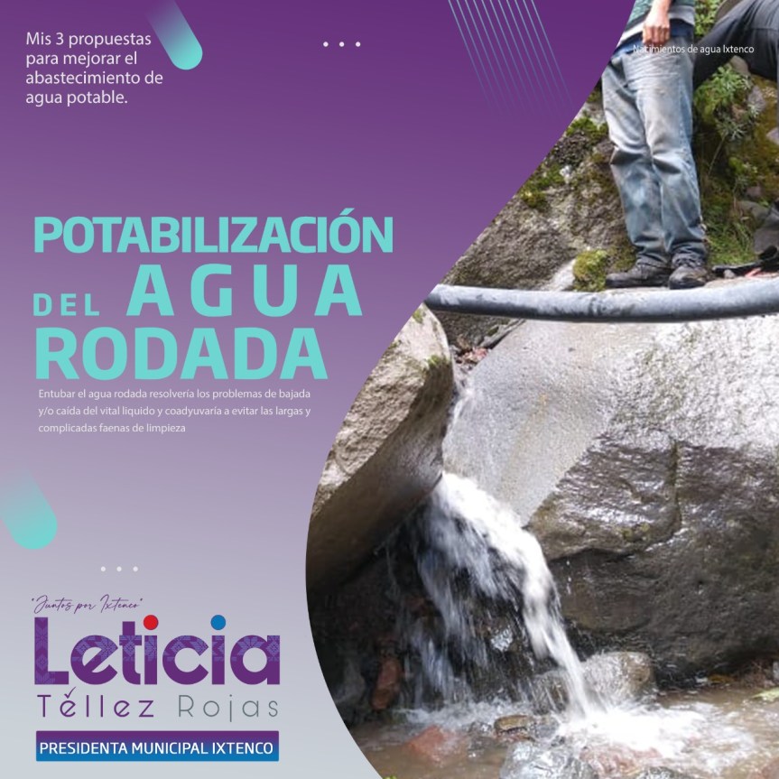 Lety Téllez se comprometió con las familias a resolver el problema del abastecimiento de agua potable en&nbsp;Ixtenco.