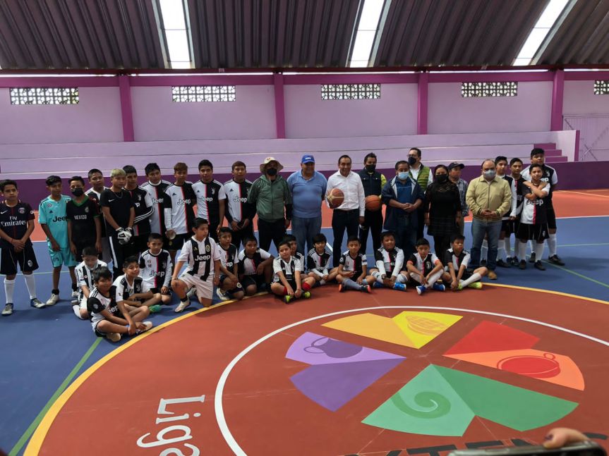 MACY entrega obra de mejoramiento en la Unidad Deportiva&nbsp;Tlahuicole