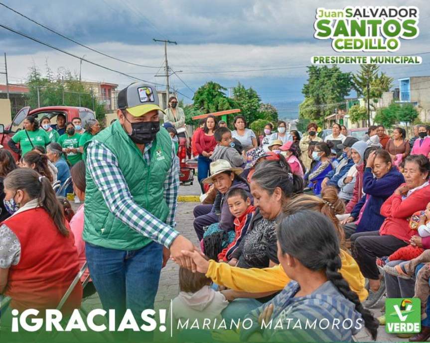 ¡Hoy inicio! la “Gira de Agradecimiento” de Salvador Santos Cedillo en las comunidades de&nbsp;Huamantla.
