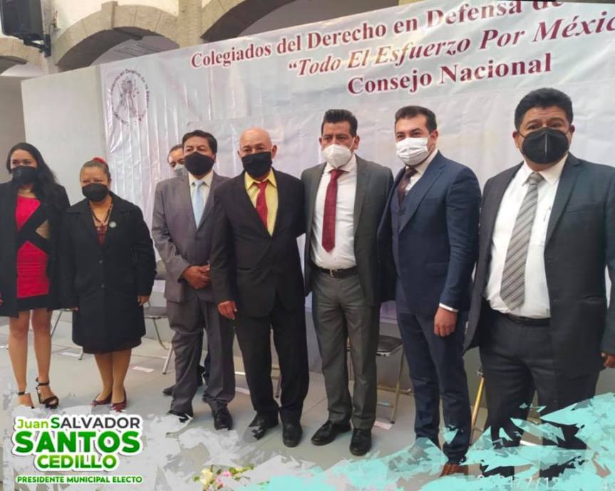 Participa Salvador Santos en evento cívico por la celebración del día del&nbsp;abogado.