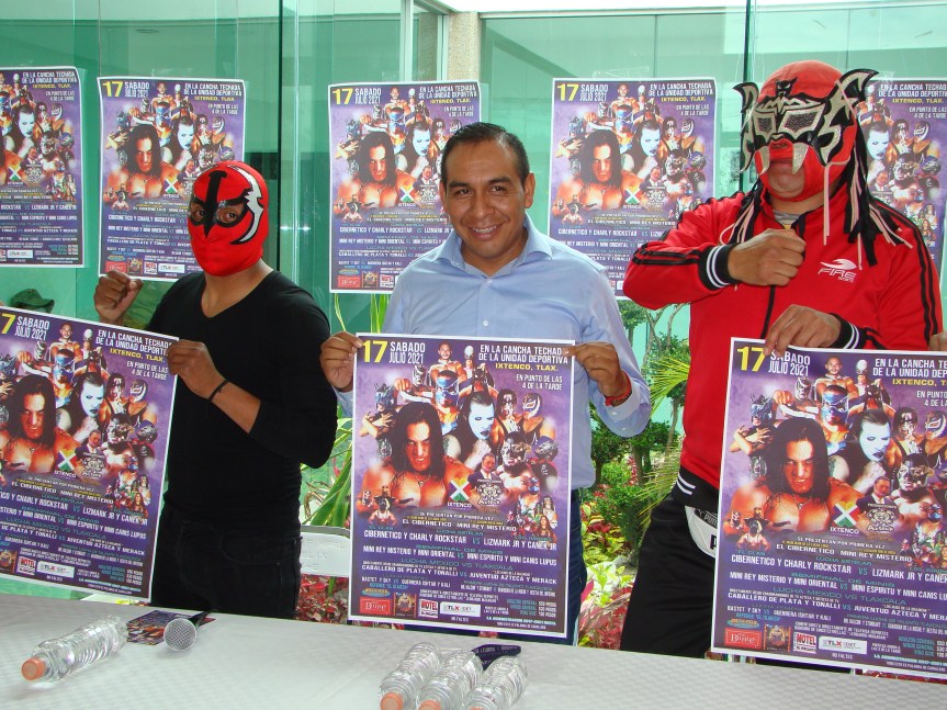Este Sábado en Ixtenco, lucha estelar con Cibernético y Lizmark JR, ¡evento totalmente&nbsp;confirmado!