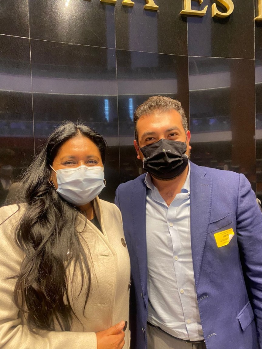 El Presidente Electo de Huamantla SSC, se reúne con Senadores en el Congreso de la&nbsp;Unión.