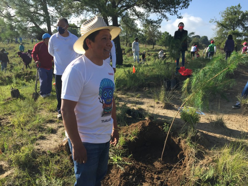 INTENSA JORNADA DE REFORESTACIÓN EN TEOLOCHOLCO ENCABEZADA POR EL ALCALDE ELECTO RODRIGO&nbsp;CUAHUTLE