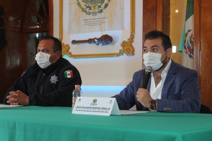 <strong>Anuncia presidente municipal de Huamantla operativos para retiro de comercio informal.</strong>