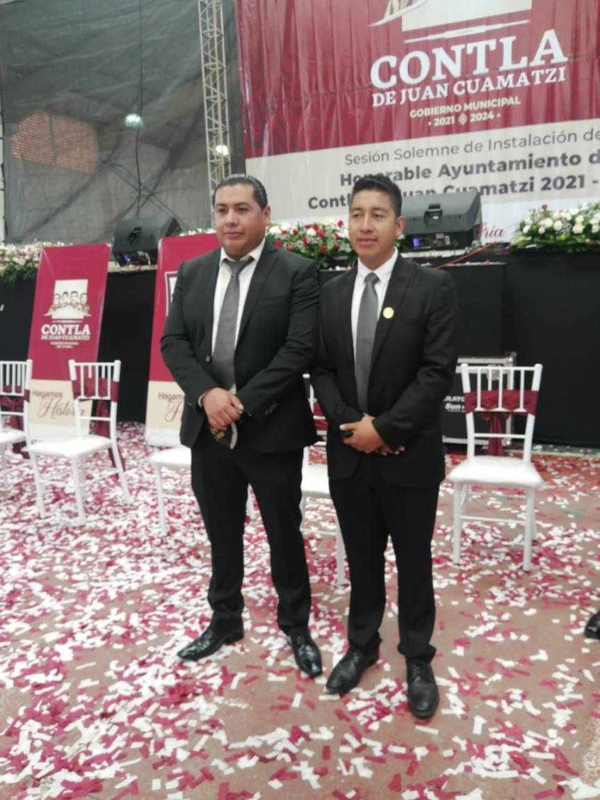 Elías Teomitzi Mendoza rinde Protesta como presidente de la 9ª. Sección de Contla de Juan&nbsp;Cuamatzi