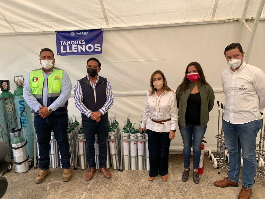 Arranca en la Ciudad de Tlaxcala un Programa estatal de Canje y Carga de Oxígeno Medicinal&nbsp;gratuito
