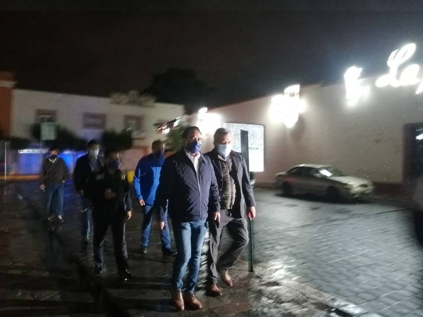 Jorge Corichi activa protocolo por sismo y recorre personalmente el centro&nbsp;histórico