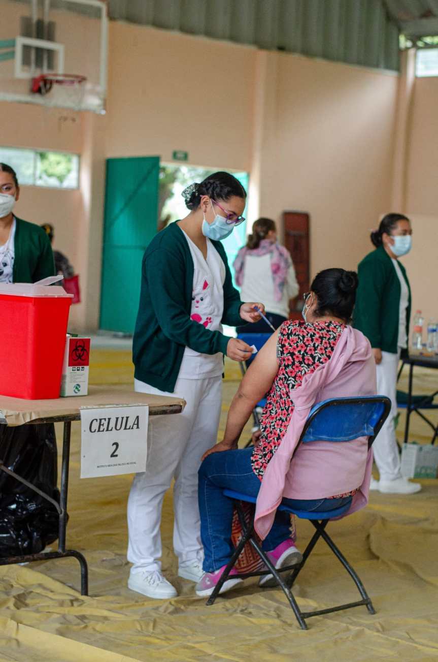 Gobierno municipal de Zacatelco facilita espacios para jornada de&nbsp;vacunación