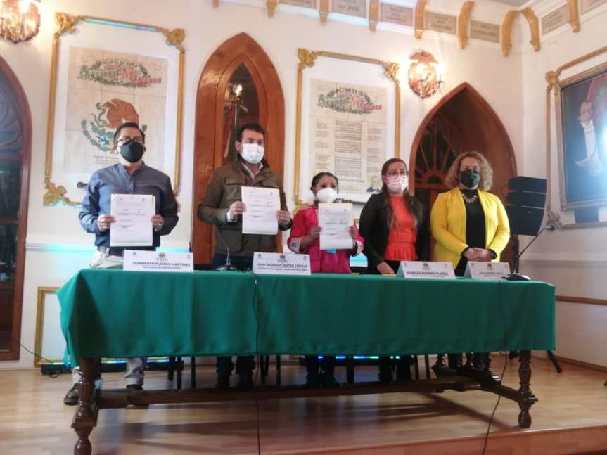 Firman convenio de colaboración IEM y Gobierno de&nbsp;Huamantla