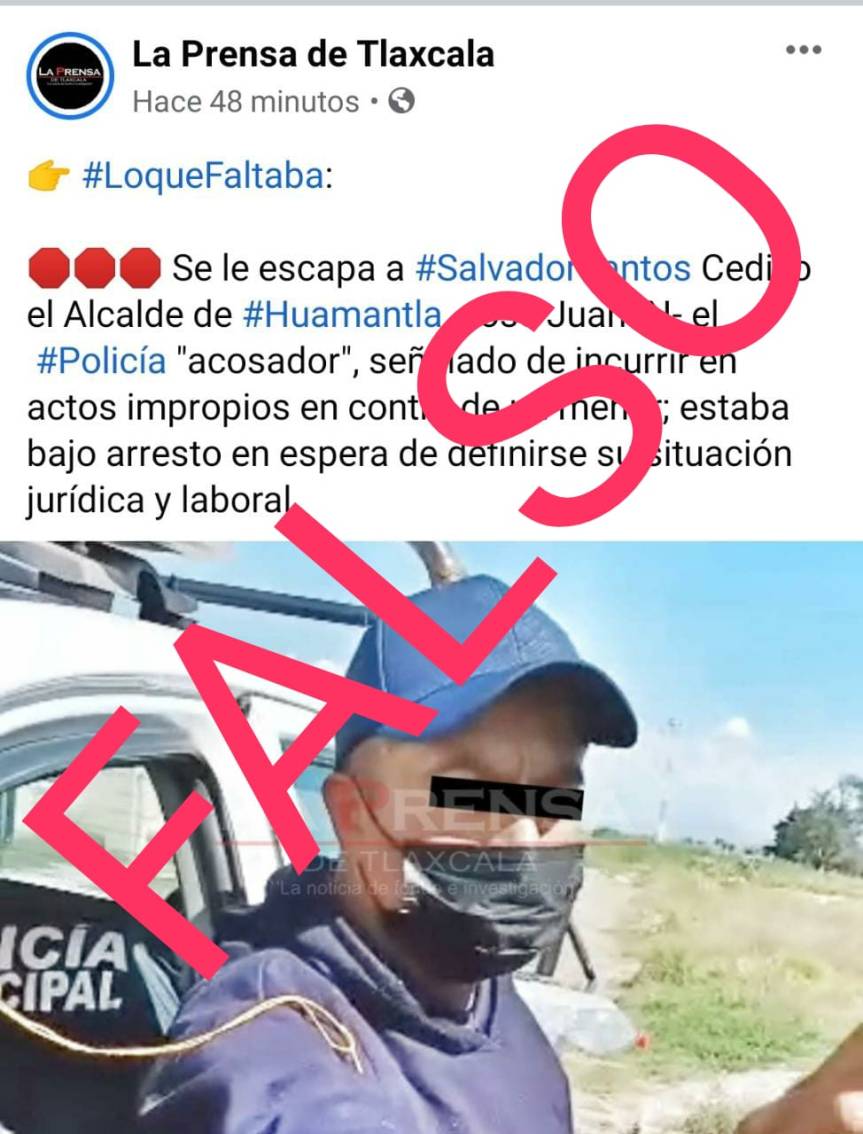 Falso que policía municipal se haya dado a la fuga; cumplía un correctivo&nbsp;disciplinario.