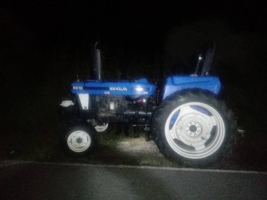 <strong>Recupera policía municipal de Huamantla un tractor con reporte de robo vigente.</strong>