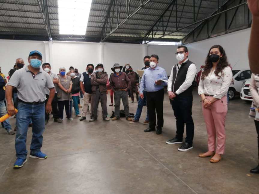 TRAS DIÁLOGO ABIERTO, LLEGAN A ACUERDO DE CONFORMIDAD EL ALCALDE DE NANCAMILPA Y LOS&nbsp;TIANGUISTAS