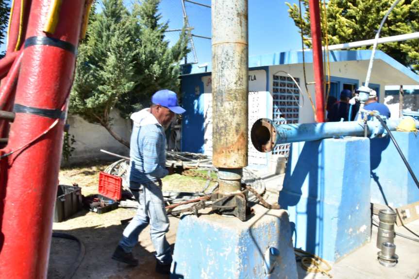 <strong>REALIZA CAPAMH MANIOBRAS DE MANTENIMIENTO EN EL POZO SAN&nbsp;LUIS</strong>