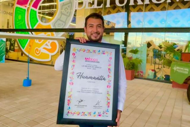 Deslumbra Huamantla en tianguis turístico, ganó el premio a Mejor Pueblo Mágico con Tradiciones&nbsp;Ancestrales