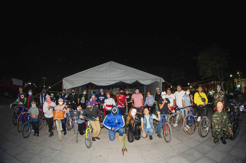 IMJUVE REALIZA RODADA SINIESTRA POR LAS FESTIVIDADES DE DIA DE&nbsp;MUERTOS