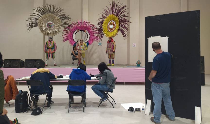 &nbsp;Todd Poteet Artista Internacional realizó un taller intensivo de pintura en Yauhquemehcan, cerrará con Exposición&nbsp;pictórica