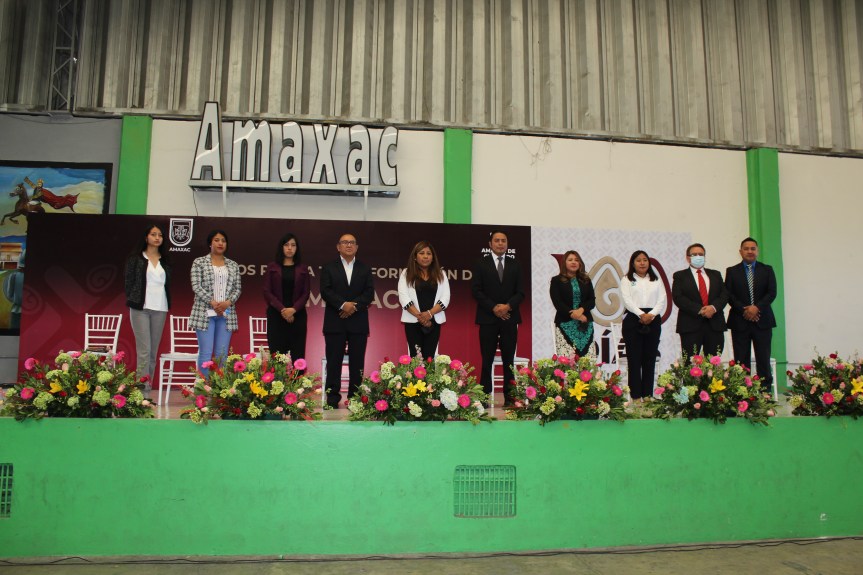<strong>Nancy Cortés alcaldesa de Amaxac da mensaje por los primeros 100 días de gobierno</strong>