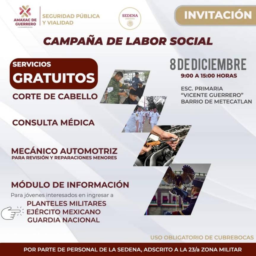 <em>Amaxac se alista para recibir la Campaña de Labor Social de la&nbsp;SEDENA</em>