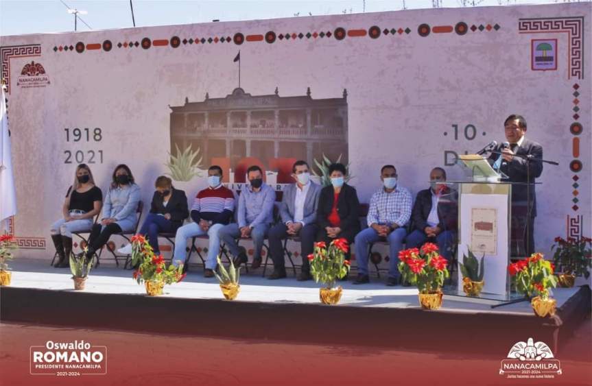 <strong>El municipio de Nanacamilpa Celebra el 103 aniversario de elevación a&nbsp;ciudad</strong>