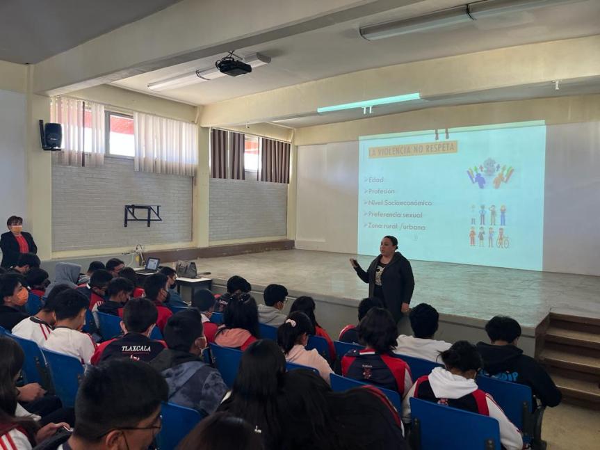 LLEVARÁ IMM PLÁTICA DE PREVENCIÓN CONTRA LA VIOLENCIA EN EL NOVIAZGO A ESTUDIANTES DEL CBTIS&nbsp;61