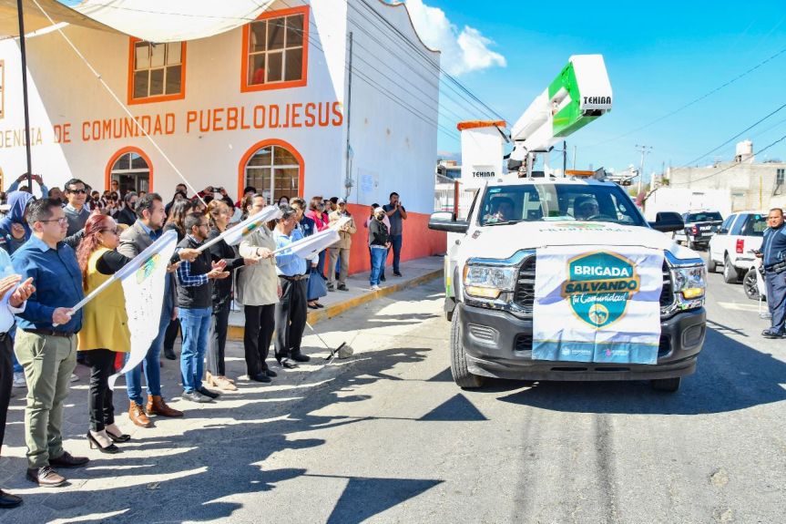 PONE EN MARCHA SALVADOR SANTOS CEDILLO LA BRIGADA “SALVANDO TU COMUNIDAD” EN EL PUEBLO DE&nbsp;JESÚS