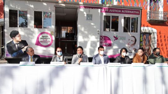 Acerca Poder Judicial la Justicia Alternativa a Huamantla: instalan el&nbsp;CEJAMÓVIL