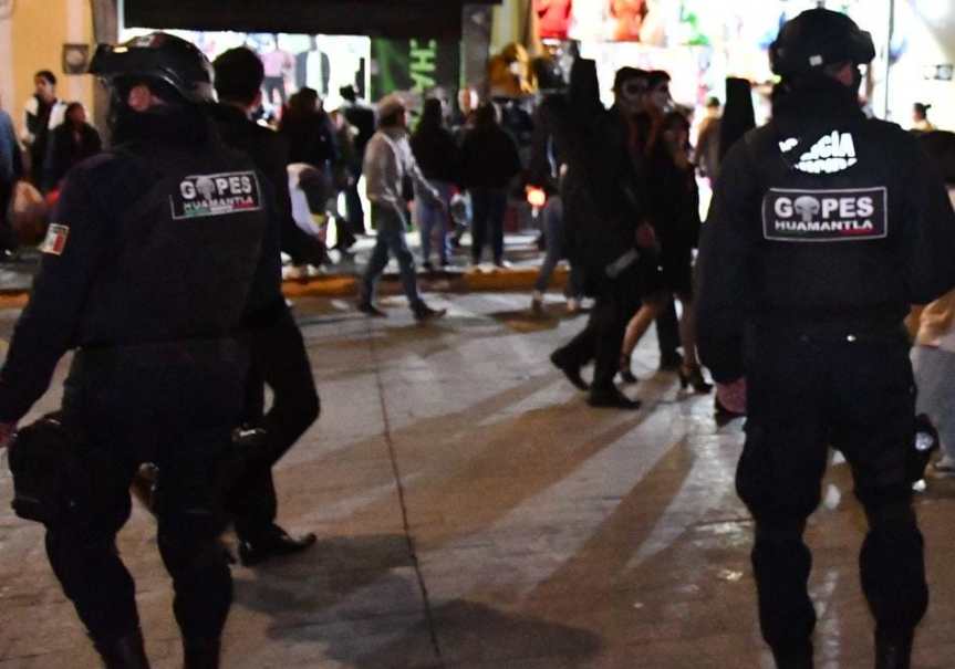 ATIENDE DIRECCIÓN DE SEGURIDAD PÚBLICA DE HUAMANTLA RIÑA EN XICOHTÉNCATL 