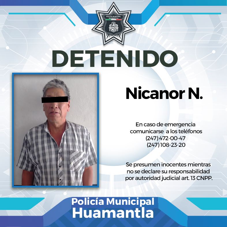 DETIENEN POLICÍAS DE HUAMANTLA A MASCULINO QUE AGREDÍA A UNA MUJER EN EL BARRIO DE SAN&nbsp;SEBASTIÁN