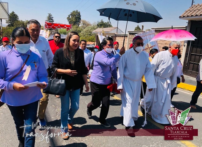 Montserrat Loyo Espíndola da la bienvenida al Obispo de&nbsp;Tula